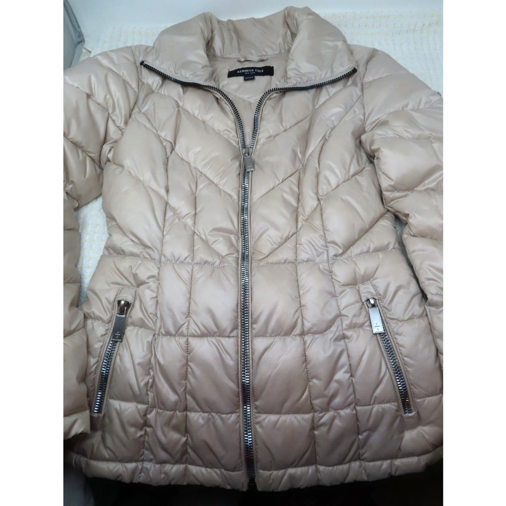 Kenneth Cole Puffer Coat Youth Girl's XS Beige